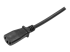 StarTech.com 3m (10ft) Computer Power Cord, 18AWG, EU Schuko to C13 Power Cord, 10A 250V, Black Replacement AC Cord, TV/Monitor Power Cable, Schuko CEE 7/7 to IEC 60320 C13 Power Cord - Närbild