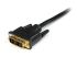 StarTech.com 6ft (1.8m) HDMI to DVI Cable, DVI-D to HDMI Display Cable (1920x1200p), Black, 19 Pin HDMI Male to DVI-D Male Cable Adapter, Digital Monitor Cable, M/M, Single Link - Närbild