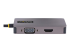 StarTech.com USB C Video Adapter, USB C to HDMI DVI VGA Adapter, Up to 4K 60Hz, Aluminum, Multiport Video Display Adapter for Laptops, Thunderbolt 3/4 Compatible, USB Type C Monitor Adapter - Tillbaka