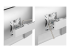 StarTech.com Six-Monitor Desk Mount w/ Crossbar, Up To 32" Screens/17.6lb - Närbild