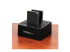StarTech.com Standalone Hard Drive Duplicator, Dual Bay HDDSSD ClonerCopier, USB 3.1 (10 Gbps) to SATA III (6Gbps) HDDSSD Docking Station, Hard Disk Duplicator Dock - Höger vinkel