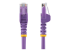 StarTech.com 50cm CAT6 Ethernet Cable, 10 Gigabit Snagless RJ45 650MHz 100W PoE Patch Cord, CAT 6 10GbE UTP Network Cable w/Strain Relief, Purple, Fluke Tested/Wiring is UL Certified/TIA - Flera vinklar