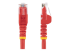 StarTech.com 50cm CAT6 Ethernet Cable, 10 Gigabit Snagless RJ45 650MHz 100W PoE Patch Cord, CAT 6 10GbE UTP Network Cable w/Strain Relief, Red, Fluke Tested/Wiring is UL Certified/TIA - Flera vinklar