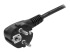 StarTech.com 3m (10ft) Computer Power Cord, 18AWG, EU Schuko to C13 Power Cord, 10A 250V, Black Replacement AC Cord, TV/Monitor Power Cable, Schuko CEE 7/7 to IEC 60320 C13 Power Cord - Närbild